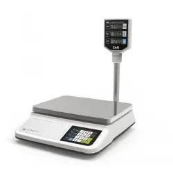 Cântar comercial CAS PRII 15CP cu braț, Metrologie 12 luni